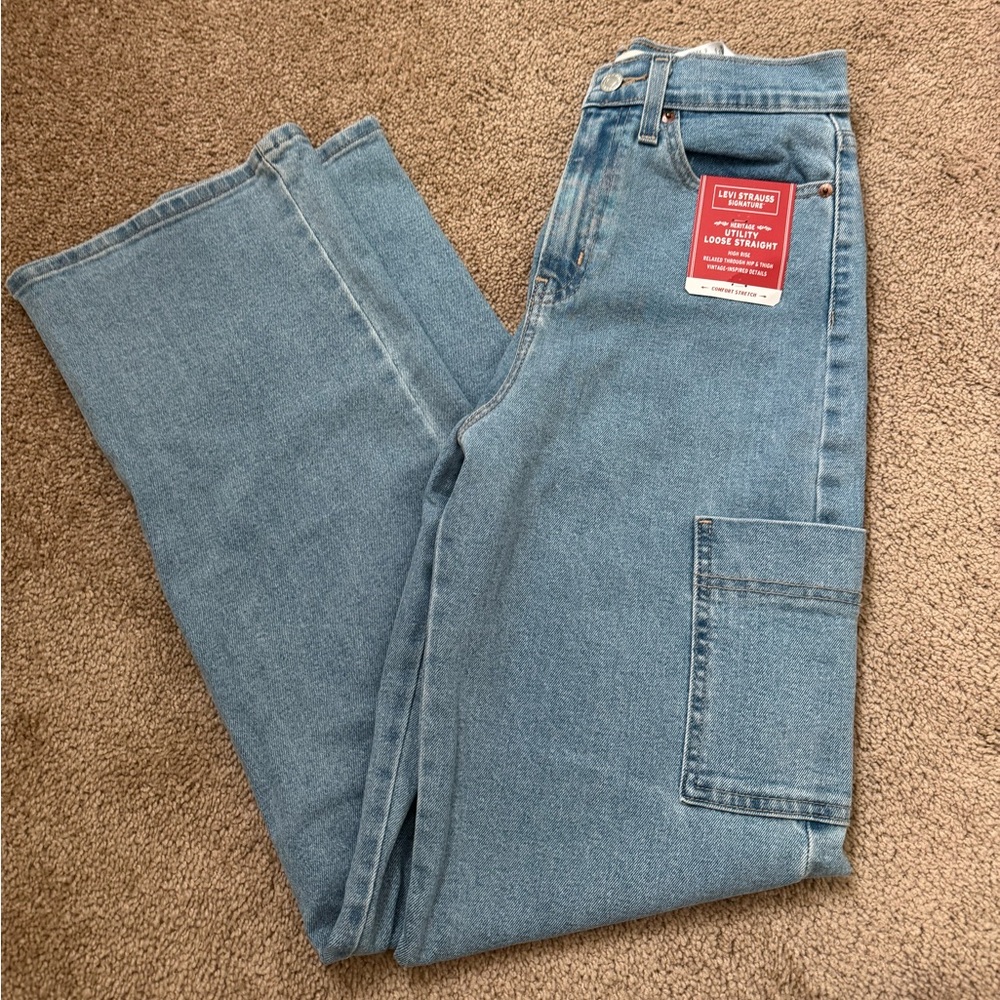 LEVIS - Utility Loose Straight Jeans (high rise)